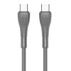 LDNIO καλώδιο USB-C σε USB-C LC671C, 65W PD, 1m, γκρι | eLabstore.gr LDNIO καλώδιο USB-C σε USB-C LC671C, 65W PD, 1m, γκρι | Καλώδια - Αντάπτορες | elabstore.gr