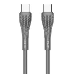 LDNIO καλώδιο USB-C σε USB-C LC671C, 65W PD, 1m, γκρι | Καλώδια - Αντάπτορες | elabstore.gr