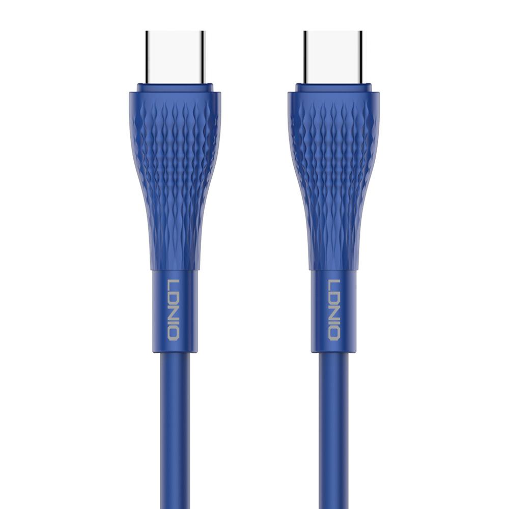LDNIO καλώδιο USB-C σε USB-C LC672C, 65W PD, 2m, μπλε | eLabstore.gr LDNIO καλώδιο USB-C σε USB-C LC672C, 65W PD, 2m, μπλε | Καλώδια - Αντάπτορες | elabstore.gr