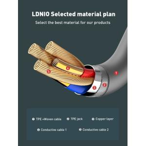 LDNIO καλώδιο Lightning σε USB-C LC672I, 30W PD, 2m, μπλε | eLabstore.gr LDNIO καλώδιο Lightning σε USB-C LC672I, 30W PD, 2m, μπλε | Καλώδια - Αντάπτορες | elabstore.gr