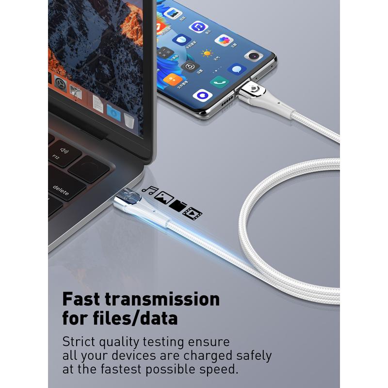 LDNIO καλώδιο USB-C σε USB-C LC861C, 65W PD, 1m, γκρι | eLabstore.gr LDNIO καλώδιο USB-C σε USB-C LC861C, 65W PD, 1m, γκρι | Καλώδια - Αντάπτορες | elabstore.gr