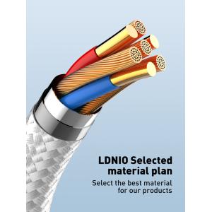LDNIO καλώδιο USB-C σε USB-C LC861C, 65W PD, 1m, γκρι | eLabstore.gr LDNIO καλώδιο USB-C σε USB-C LC861C, 65W PD, 1m, γκρι | Καλώδια - Αντάπτορες | elabstore.gr
