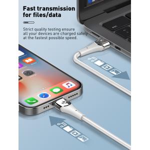 LDNIO καλώδιο Lightning σε USB-C LC861I, 30W PD, 1m, γκρι | eLabstore.gr LDNIO καλώδιο Lightning σε USB-C LC861I, 30W PD, 1m, γκρι | Καλώδια - Αντάπτορες | elabstore.gr