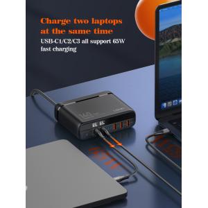 LDNIO σταθμός φόρτισης A6140C, 3x USB-C/3x USB, 140W, PD/QC, GaN, μαύρος | Αξεσουάρ κινητών | elabstore.gr