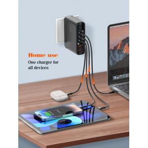 LDNIO σταθμός φόρτισης A6140C, 3x USB-C/3x USB, 140W, PD/QC, GaN, μαύρος | Αξεσουάρ κινητών | elabstore.gr