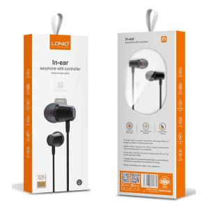 LDNIO earphones με μικρόφωνο HP03, 3.5mm, 1.2m, μαύρα | eLabstore.gr LDNIO earphones με μικρόφωνο HP03, 3.5mm, 1.2m, μαύρα | Αξεσουάρ κινητών | elabstore.gr