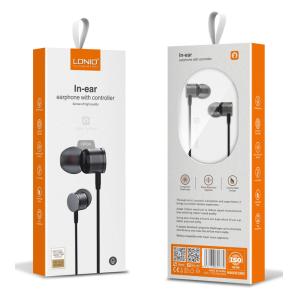 LDNIO earphones με μικρόφωνο HP04, 3.5mm, 1.2m, γκρι | eLabstore.gr LDNIO earphones με μικρόφωνο HP04, 3.5mm, 1.2m, γκρι | Αξεσουάρ κινητών | elabstore.gr