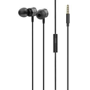 LDNIO earphones με μικρόφωνο HP04, 3.5mm, 1.2m, γκρι | Αξεσουάρ κινητών | elabstore.gr