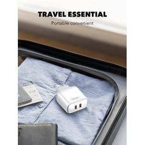 LDNIO φορτιστής τοίχου A2528M με καλώδιο, 2x USB-C, 35W, MFi, λευκό | eLabstore.gr