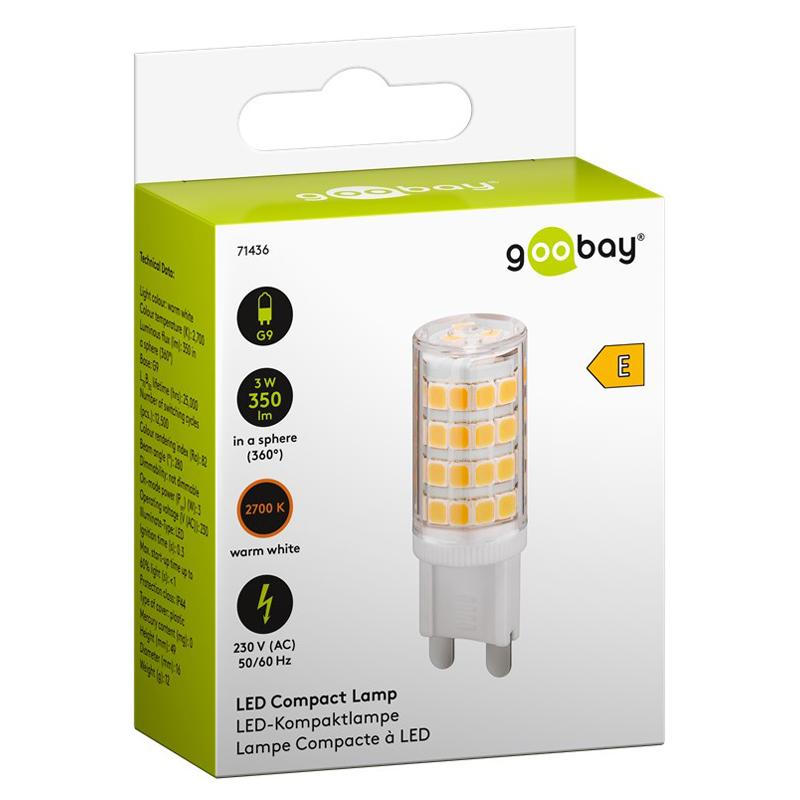 GOOBAY LED λάμπα 71436, G9, 3W, 2700K, 350lm | eLabstore.gr GOOBAY LED λάμπα 71436, G9, 3W, 2700K, 350lm | Φωτισμός | elabstore.gr