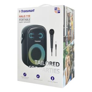 TRONSMART φορητό ηχείο Halo 110 με μικρόφωνο, 60W, 12000mAh, LED, μαύρο | Εικόνα & Ήχος | elabstore.gr