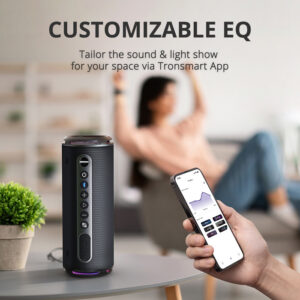 TRONSMART φορητό ηχείο T7 Lite, 24W, Bluetooth, 4000mAh, IPX7, μαύρο | Εικόνα & Ήχος | elabstore.gr