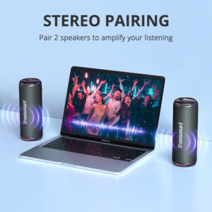 TRONSMART φορητό ηχείο T7 Lite, 24W, Bluetooth, 4000mAh, IPX7, μαύρο | Εικόνα & Ήχος | elabstore.gr