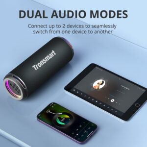 TRONSMART φορητό ηχείο T7 Lite, 24W, Bluetooth, 4000mAh, IPX7, μαύρο | eLabstore.gr