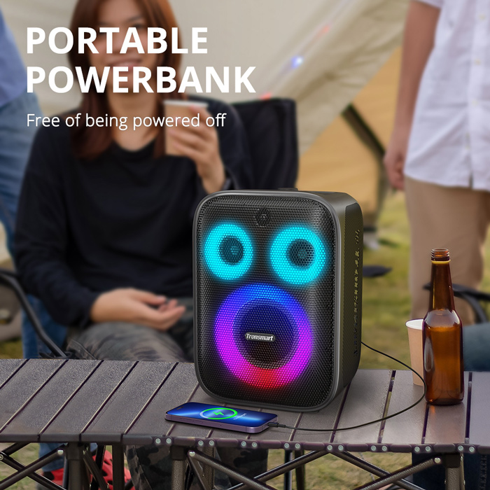 TRONSMART φορητό ηχείο Halo 200 με μικρόφωνο, 120W, 15000mAh, LED, μαύρο | eLabstore.gr TRONSMART φορητό ηχείο Halo 200 με μικρόφωνο, 120W, 15000mAh, LED, μαύρο | Εικόνα & Ήχος | elabstore.gr