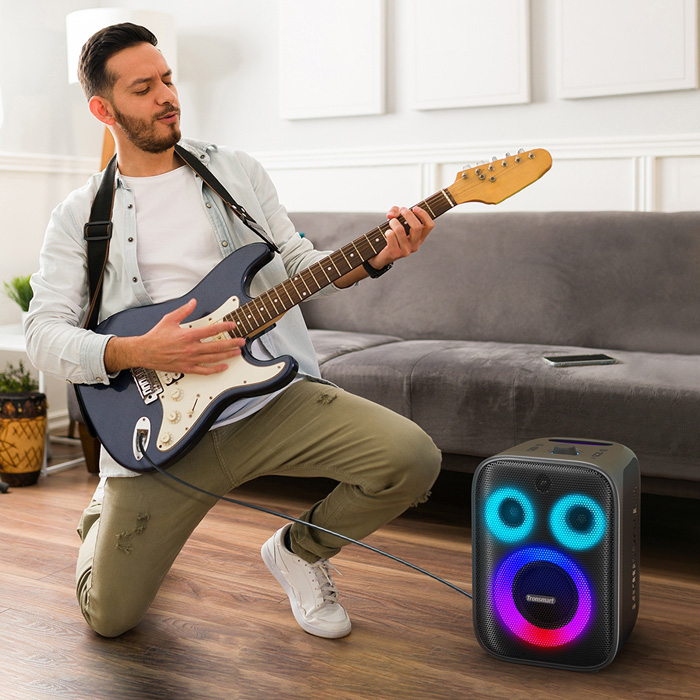 TRONSMART φορητό ηχείο Halo 200 με μικρόφωνο, 120W, 15000mAh, LED, μαύρο | eLabstore.gr TRONSMART φορητό ηχείο Halo 200 με μικρόφωνο, 120W, 15000mAh, LED, μαύρο | Εικόνα & Ήχος | elabstore.gr