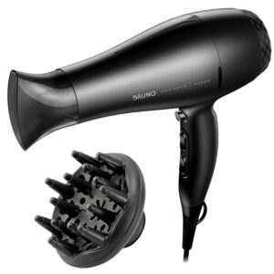 BRUNO σεσουάρ μαλλιών BRN-0154, 2200W, με φυσούνα, μαύρο | Προσωπική Φροντίδα | elabstore.gr