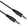POWERTECH καλώδιο ήχου 3.5mm CAB-J057, AUX, nickel plated, 10m, μαύρο | Καλώδια - Αντάπτορες | elabstore.gr