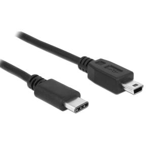 POWERTECH καλώδιο USB-C σε USB Mini CAB-UC079, 1.5m, μαύρο | Καλώδια - Αντάπτορες | elabstore.gr