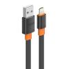 CELEBRAT καλώδιο Lightning σε USB CB-33L, flat, 2.4A, 1m, μαύρο | Καλώδια - Αντάπτορες | elabstore.gr