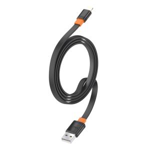 CELEBRAT καλώδιο Lightning σε USB CB-33L, flat, 2.4A, 1m, μαύρο | eLabstore.gr CELEBRAT καλώδιο Lightning σε USB CB-33L, flat, 2.4A, 1m, μαύρο | Καλώδια - Αντάπτορες | elabstore.gr