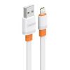 CELEBRAT καλώδιο Lightning σε USB CB-33L, flat, 2.4A, 1m, λευκό | eLabstore.gr CELEBRAT καλώδιο Lightning σε USB CB-33L, flat, 2.4A, 1m, λευκό | Καλώδια - Αντάπτορες | elabstore.gr