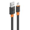 CELEBRAT καλώδιο micro USB σε USB CB-33M, flat, 2.1A, 1m, μαύρο | eLabstore.gr CELEBRAT καλώδιο micro USB σε USB CB-33M, flat, 2.1A, 1m, μαύρο | Καλώδια - Αντάπτορες | elabstore.gr