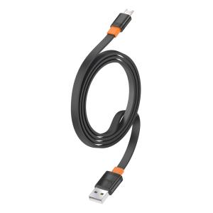 CELEBRAT καλώδιο micro USB σε USB CB-33M, flat, 2.1A, 1m, μαύρο | eLabstore.gr CELEBRAT καλώδιο micro USB σε USB CB-33M, flat, 2.1A, 1m, μαύρο | Καλώδια - Αντάπτορες | elabstore.gr