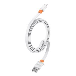 CELEBRAT καλώδιο micro USB σε USB CB-33M, flat, 2.1A, 1m, λευκό | eLabstore.gr CELEBRAT καλώδιο micro USB σε USB CB-33M, flat, 2.1A, 1m, λευκό | Καλώδια - Αντάπτορες | elabstore.gr
