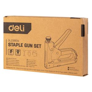 DELI καρφωτικό χειρός συνδετήρων DL238104 με 6000x συνδετήρες, 3 σε 1 | Εργαλεία | elabstore.gr