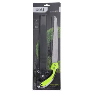 DELI πριόνι ξύλου DL580927 με εργονομική λαβή, 270mm, πράσινο | Εργαλεία | elabstore.gr