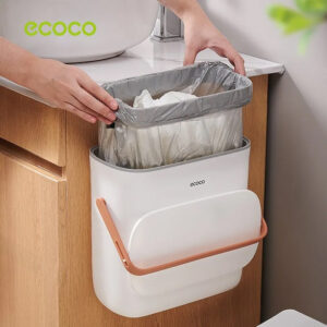 ECOCO κάδος απορριμμάτων E2236, 10lt, λευκός | Οικιακός εξοπλισμός | elabstore.gr
