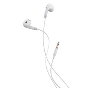 CELEBRAT earphones με μικρόφωνο G27, 3.5mm, 1.2m, λευκά | Αξεσουάρ κινητών | elabstore.gr