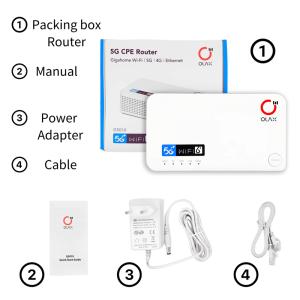 OLAX router 5G LTE G5010 με LAN θύρα, Wi-Fi 6, dual band, 4000mAh | Δικτυακά | elabstore.gr