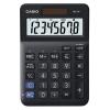 CASIO αριθμομηχανή MS-8F, ηλιακό & μπαταρία, 8 ψηφία, μαύρη | Αναλώσιμα - Είδη Γραφείου | elabstore.gr