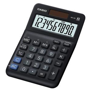CASIO αριθμομηχανή MS-10F, ηλιακό & μπαταρία, 10 ψηφία, μαύρη | Αναλώσιμα - Είδη Γραφείου | elabstore.gr