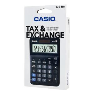 CASIO αριθμομηχανή MS-10F, ηλιακό & μπαταρία, 10 ψηφία, μαύρη | Αναλώσιμα - Είδη Γραφείου | elabstore.gr