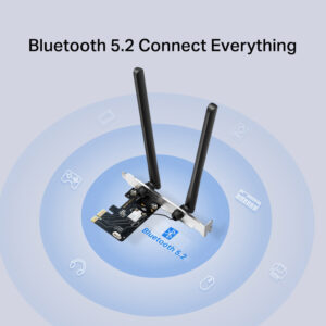 MERCUSYS κάρτα δικτύου MA86XE, AXE5400, Wi-Fi 6E, Bluetooth, PCIe, V.1.0 | Δικτυακά | elabstore.gr