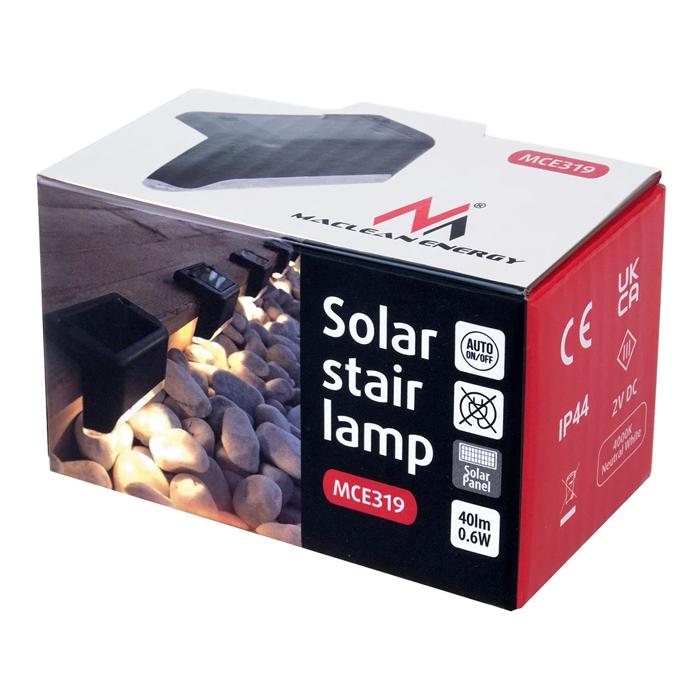 MACLEAN ENERGY LED φωτιστικό τοίχου MCE319, ηλιακό, 100mAh, IP44 | eLabstore.gr MACLEAN ENERGY LED φωτιστικό τοίχου MCE319, ηλιακό, 100mAh, IP44 | Φωτισμός | elabstore.gr