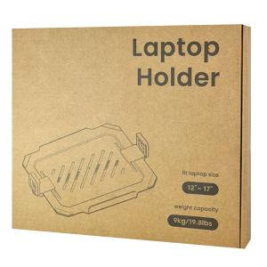 BRATECK βάση laptop NBH-8 για βάση οθονών VESA, έως 17", μαύρη | Εικόνα & Ήχος | elabstore.gr