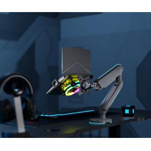 BRATECK βάση & ψύξη laptop NBH-8GL για βάση VESA, RGB, έως 17", μαύρη | Εικόνα & Ήχος | elabstore.gr