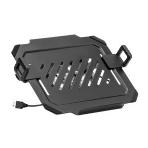 BRATECK βάση & ψύξη laptop NBH-8GL για βάση VESA, RGB, έως 17", μαύρη | Εικόνα & Ήχος | elabstore.gr