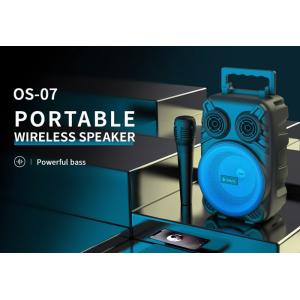 CELEBRAT φορητό ηχείο OS-07 με μικρόφωνο, 5W, 1200mAh, Bluetooth, μπλε | Εικόνα & Ήχος | elabstore.gr