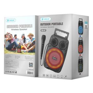 CELEBRAT φορητό ηχείο OS-07 με μικρόφωνο, 5W, 1200mAh, Bluetooth, μπλε | Εικόνα & Ήχος | elabstore.gr