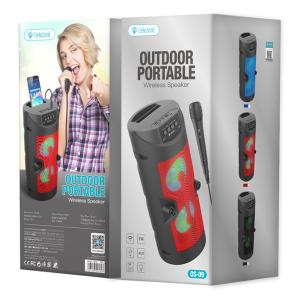 CELEBRAT φορητό ηχείο OS-09 με μικρόφωνο, 10W, 1200mAh, Bluetooth, μπλε | Εικόνα & Ήχος | elabstore.gr