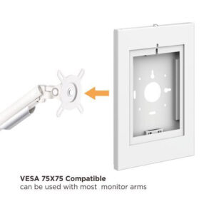 BRATECK επιτοίχια βάση tablet PAD34-01, VESA compatible, 9.7-11", λευκή | Εικόνα & Ήχος | elabstore.gr