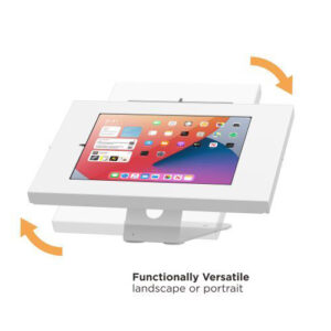 BRATECK επιτραπέζια βάση tablet PAD34-02, αντικλεπτική, 9.7-11", λευκή | eLabstore.gr
