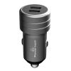 POWERTECH φορτιστής αυτοκινήτου PT-1149, 2x USB-C, 100W PD, γκρι | Αξεσουάρ κινητών | elabstore.gr
