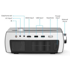 POWERTECH LED βιντεοπροβολέας PT-1158, Full HD, λευκός | eLabstore.gr POWERTECH LED βιντεοπροβολέας PT-1158, Full HD, λευκός | Εικόνα & Ήχος | elabstore.gr