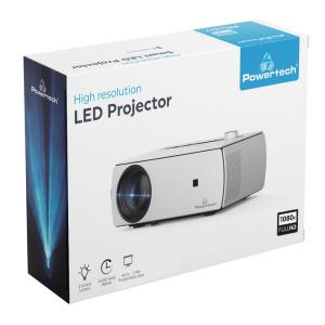 POWERTECH LED βιντεοπροβολέας PT-1158, Full HD, λευκός | eLabstore.gr POWERTECH LED βιντεοπροβολέας PT-1158, Full HD, λευκός | Εικόνα & Ήχος | elabstore.gr